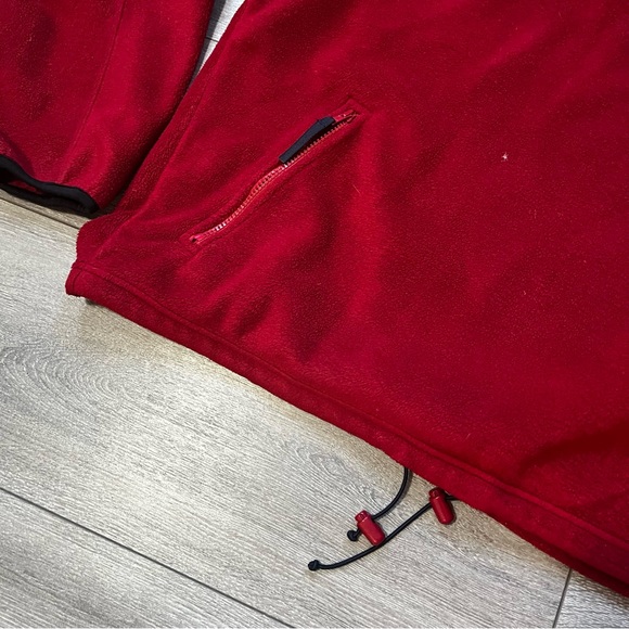 Red Wind River Fleece Quarter Zip Sweater Size Large - Picture 3 of 10